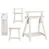CABALLETE REGULABLE MADERA BLANCO