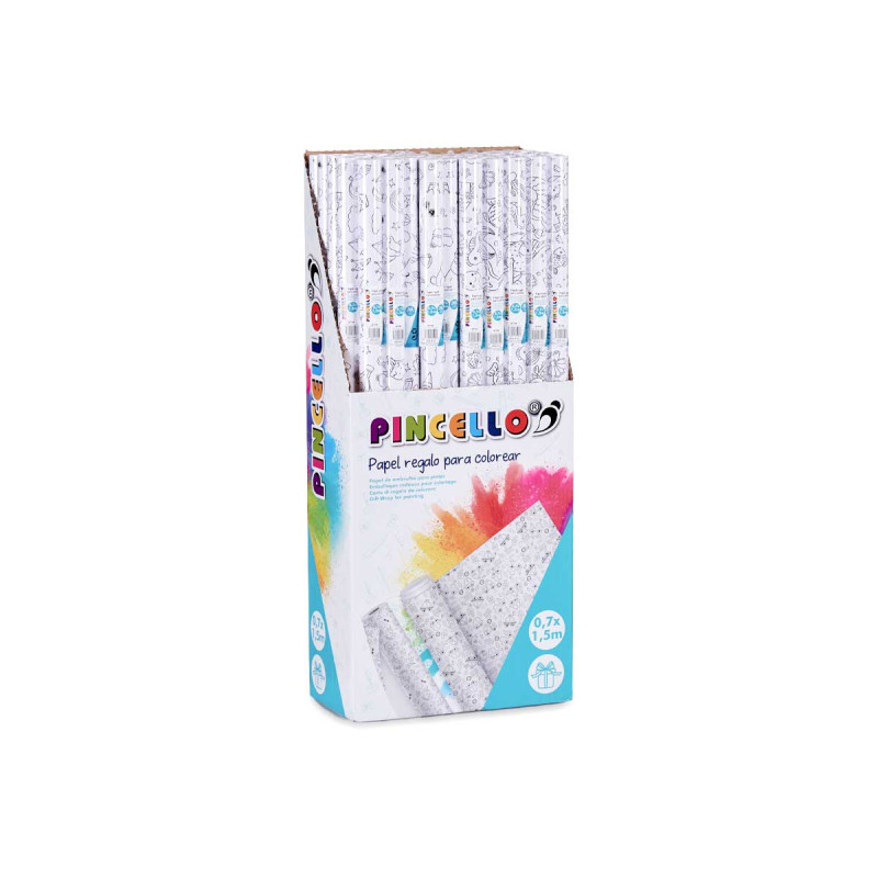 PAPEL PRESENTE 0,70X2M UNICORNIOS E SEREIAS 