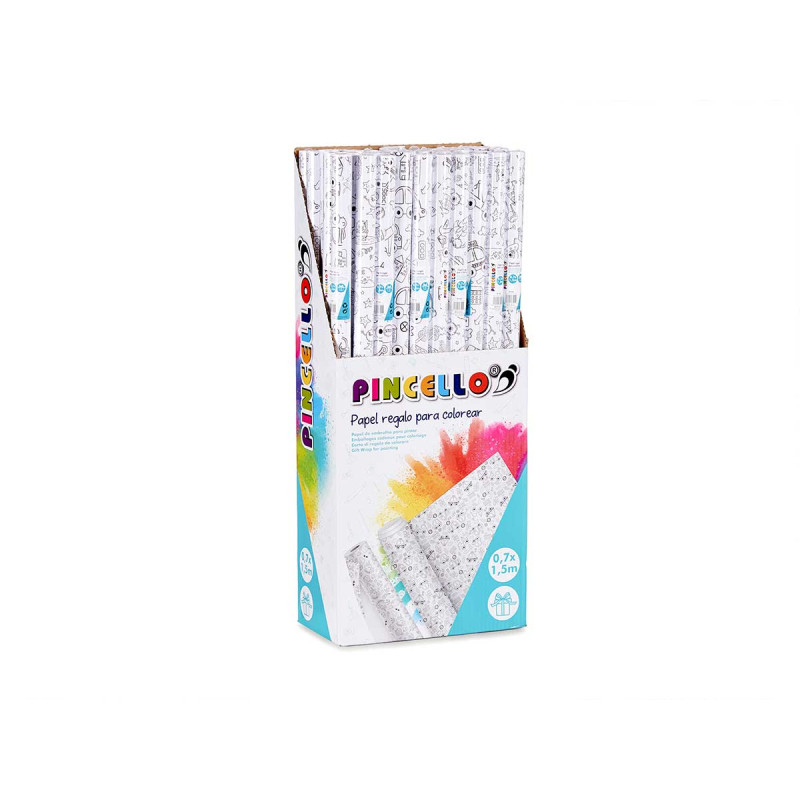 PAPEL PRESENTE 0,70X2M EXTRATERRESTER E VEICULOS  