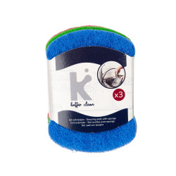 SET 3 MINI SPUGNE CON PAGLIETTA