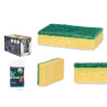 SET 2 ESCOVÕES TRICAPA COM ESPONJA VEGETAL 
