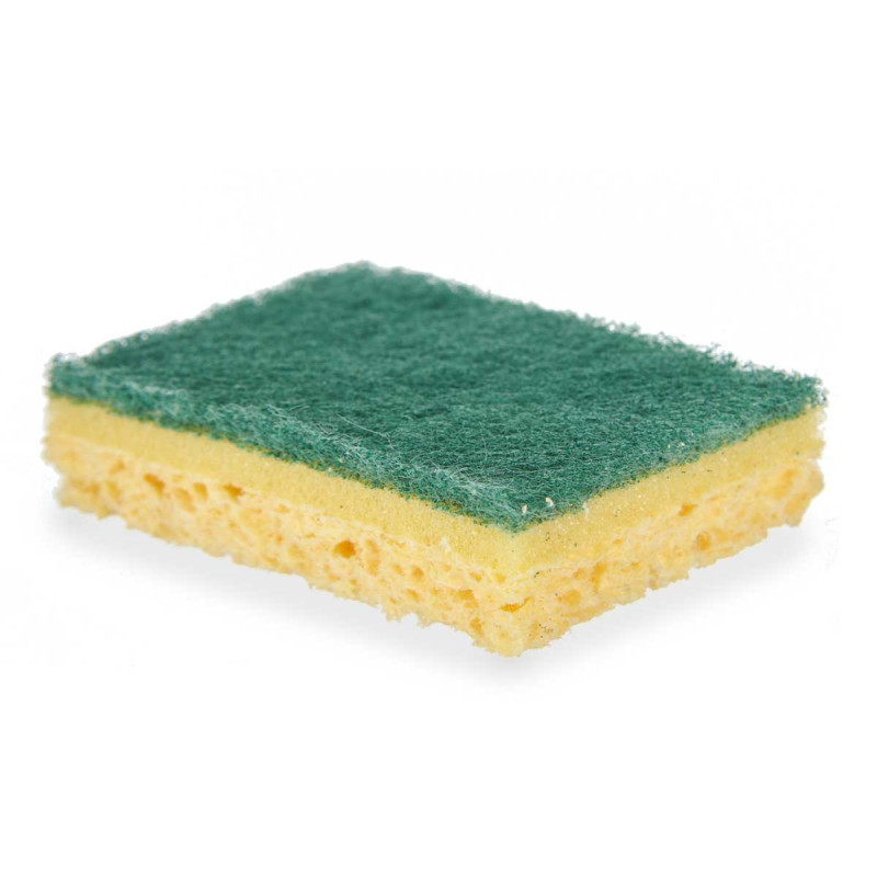 SET 6 THREE-LAYER SCOURING PADS WITH LOOFAH