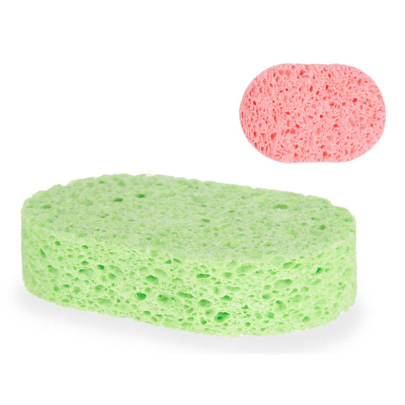 SPUGNA DA BAGNO VEGETALE 3 COLORI