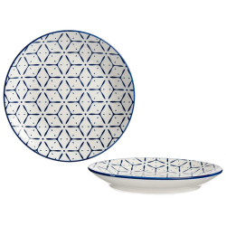 PIATTO DOLCE 20CM GRECO BLU