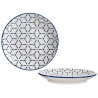 PIATTO DOLCE 20CM GRECO BLU