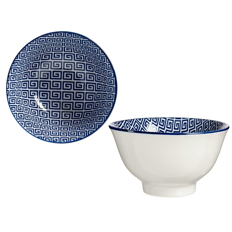 TIGELA 16CM GEOMÉTRICO AZUL 