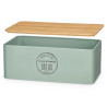 SCATOLA PANE TAPPO BAMBU VERDE MENTA