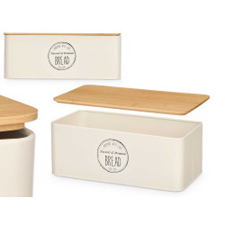 SCATOLA PANE TAPPO BAMBU CREMA
