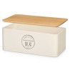 SCATOLA PANE TAPPO BAMBU CREMA