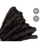 6 LACCI NERO 100CM