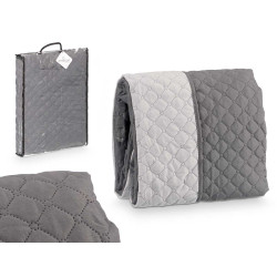 COPRI SOFA IMBOTTITO 2 POSTI GRIGIO