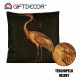 COUSSIN VELOURS HERON GAUCHE 45X45CM