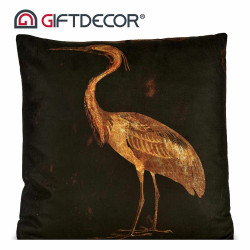 COUSSIN VELOURS HERON GAUCHE 45X45CM