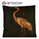 CUSCINO VELLUTO AIRONE SINISTRA 45X45CM