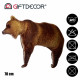 CUSCINO SILUETTE ORSO 78CM LUNGO