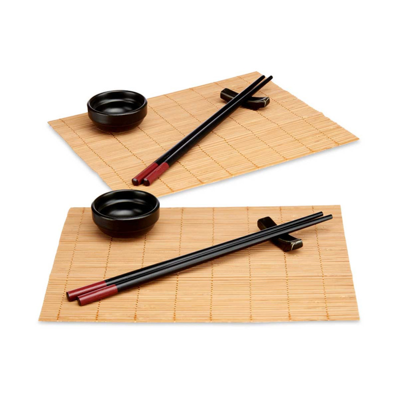 SET 8 BAMBU AND CERAMIC SUSHI 8 PIECES 
