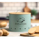 PANIER POMMES TERRE COUVERCLE BAMBOU VERT MENTHE 