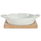 VASSOIO ROTONDO CON BASE BAMBÙ 12,5CM