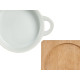 VASSOIO ROTONDO CON BASE BAMBÙ 12,5CM