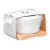 CAÇAROLA CERAMICA REDONDA COM BASE BAMBU 