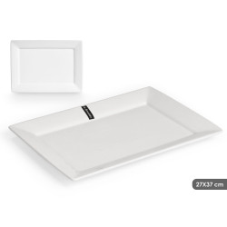 37CM RECTANGULAR PORCELAIN TRAY 