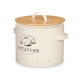 CONTENITORE PER PATATE TAPPO BAMBU CREMA