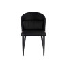 SILLON NEGRO RESPALDO REDONDO CON COJIN