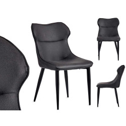 FAUTEUIL BLEU DOSSIER INCLINE 