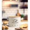 CONTENITORE PER PATATE TAPPO BAMBU CREMA