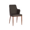 FAUTEUIL GRIS CLASSIQUE LOSANGES 