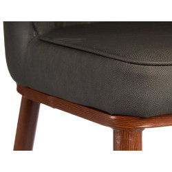 FAUTEUIL GRIS CLASSIQUE LOSANGES 