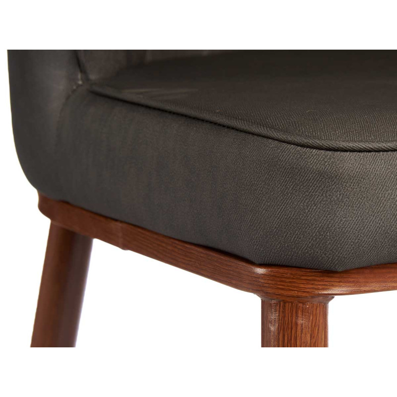 FAUTEUIL GRIS CLASSIQUE LOSANGES 