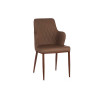 POLTRONA MARRONE CLASSICA ROMBI