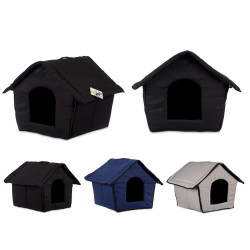 PADDED BIG PET HOUSE ASSORT 3 COLOURS 