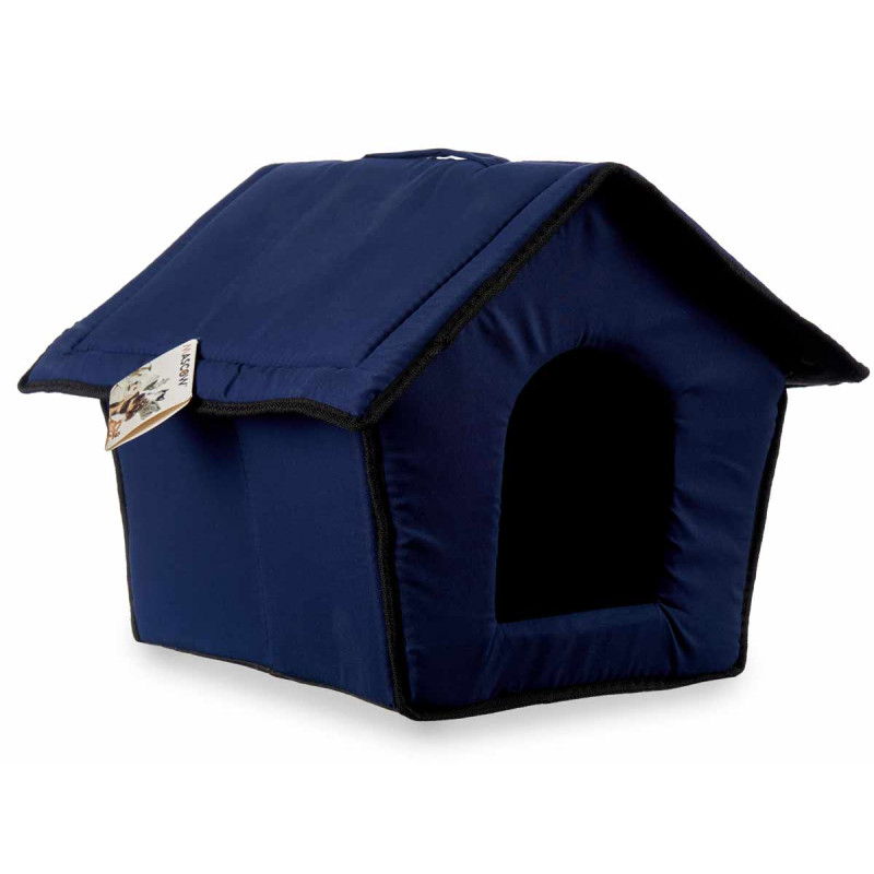 PADDED SMALL PET HOUSE ASSORT 3 COLOURS 