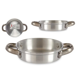 14CM ALUMINIUM FRYING PAN WITH HANDLES