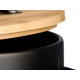 ONION KEEPER BAMBOO LID BLACK