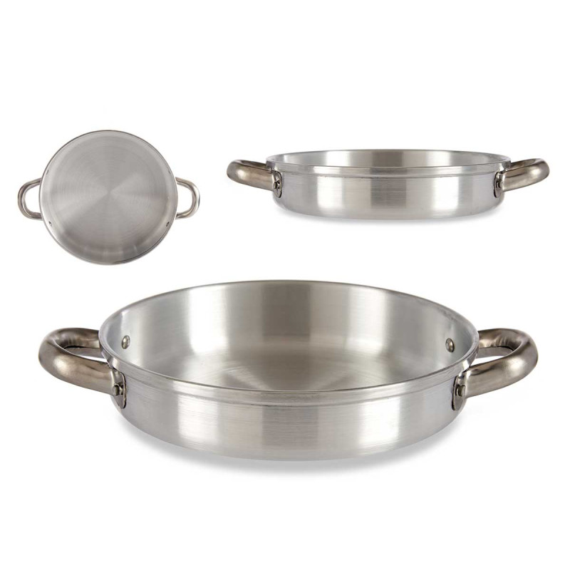 PENTOLA ALLUMINIO CON MANIGLIE 20CM