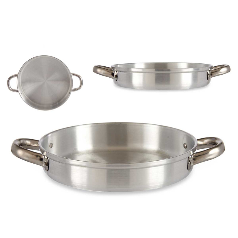 FRIGIDEIRA ALUMINIO COM PEGAS 22CM 