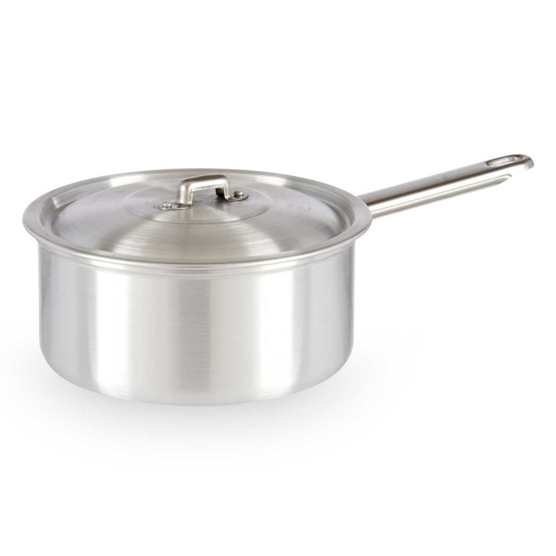 18CM ALUMINIUM SAUCEPAN WITH LID