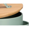 PANIER OIGNONS COUVERCLE EN BAMBOU VERT MENTHE 