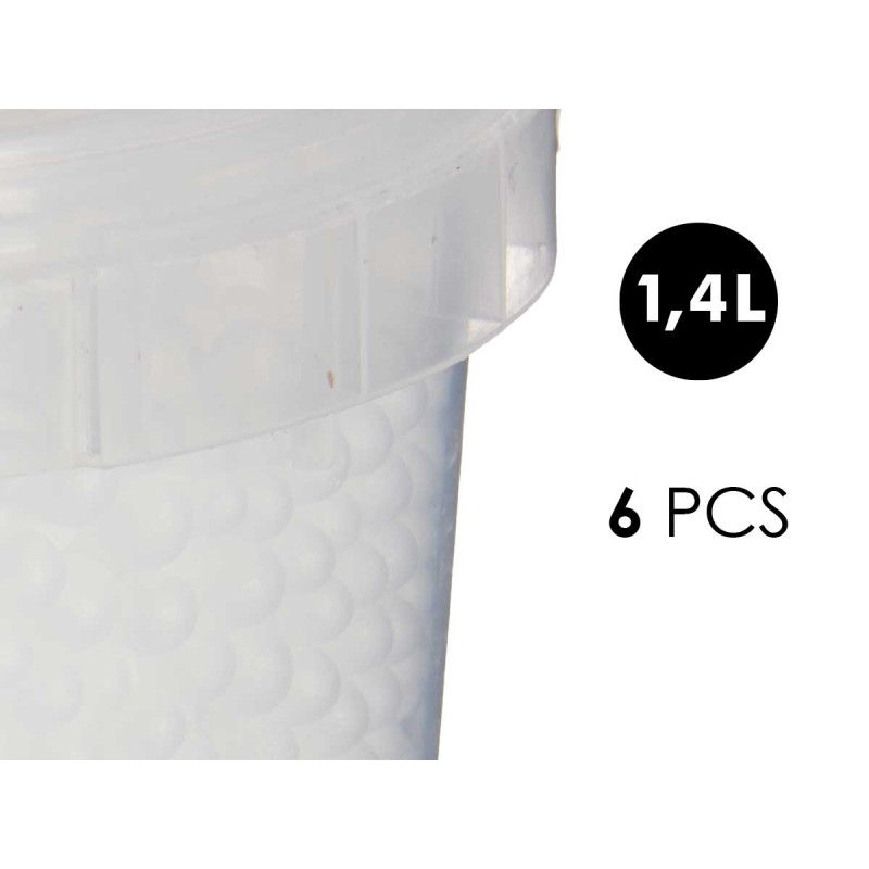 POT BOULES POLYEXPAN BLANC