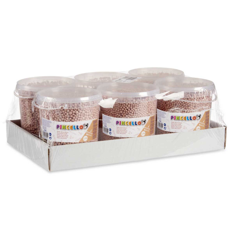POT BOULES POLYEXPAN MARRON