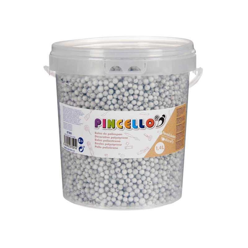 GREY POLYSTYRENE BALL JAR