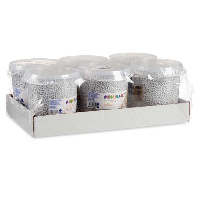 GREY POLYSTYRENE BALL JAR