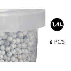 GREY POLYSTYRENE BALL JAR