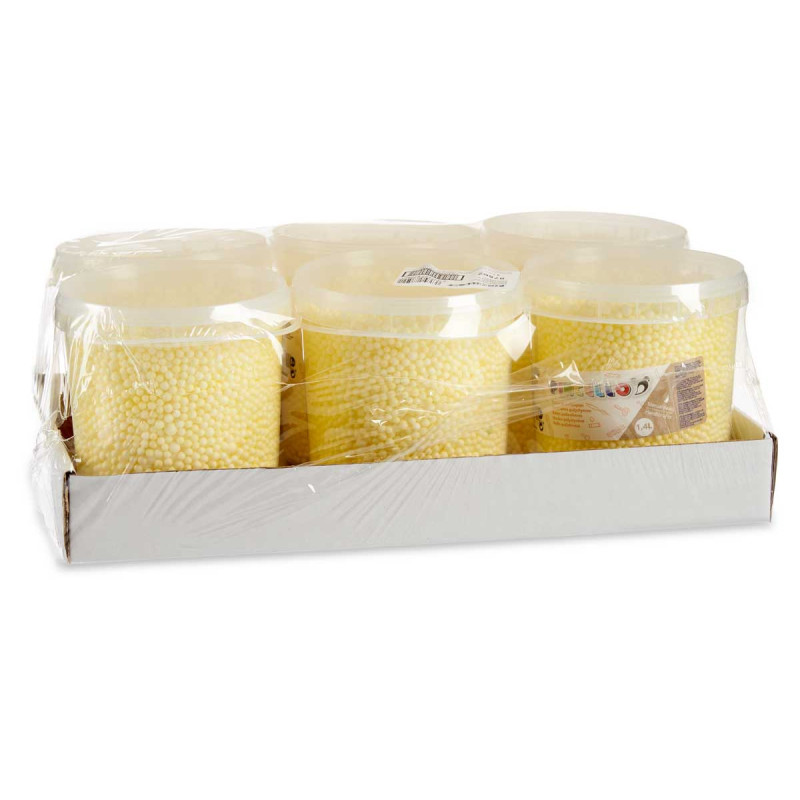 POT BOULES POLYEXPAN JAUNE