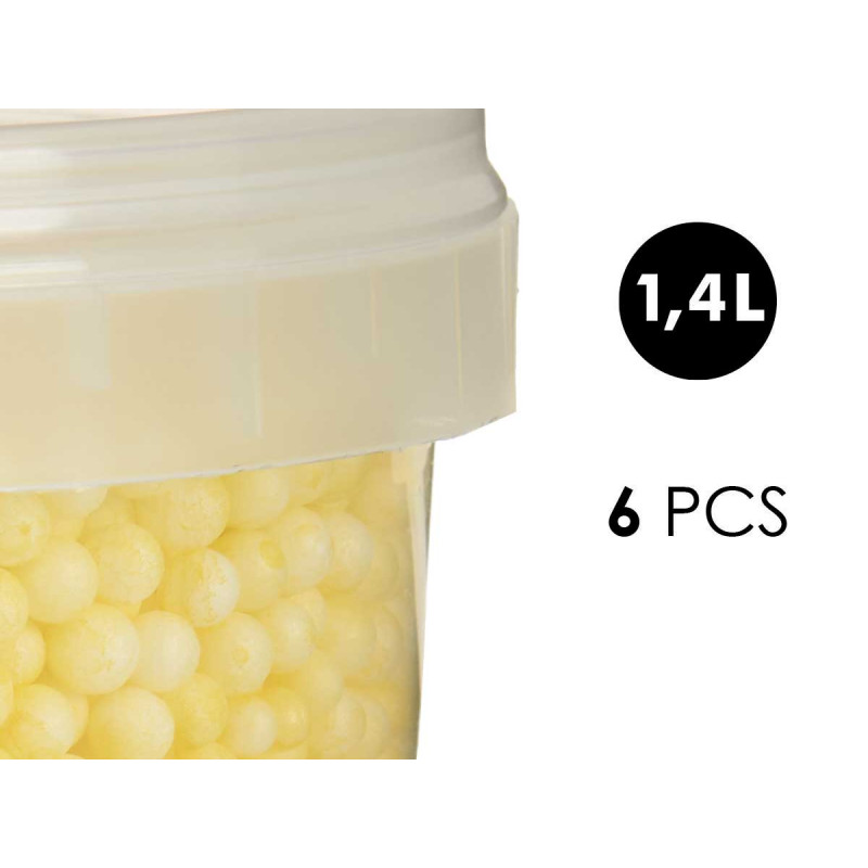 POT BOULES POLYEXPAN JAUNE