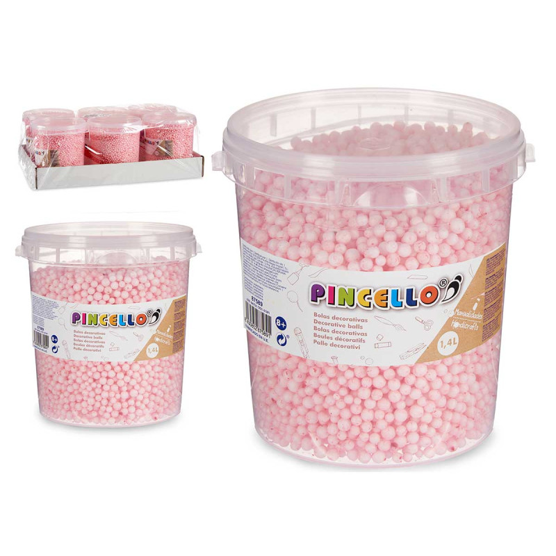 BOTE BOLAS POLIESPAN ROSA