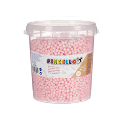 PINK POLYSTYRENE BALL JAR